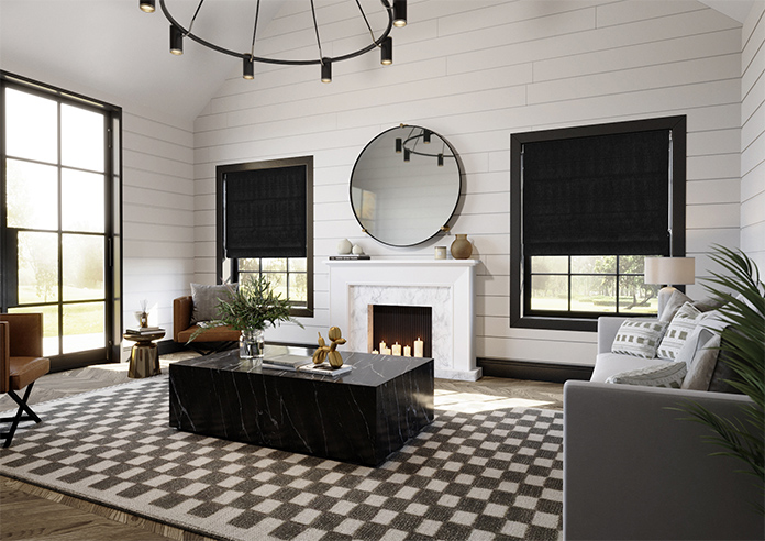 Kent, Black - Roman Blind - Image 7